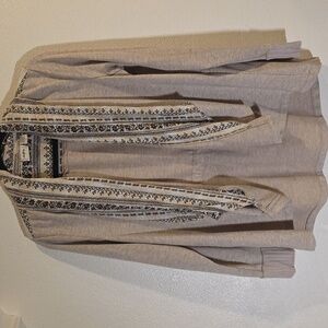 Daytrip Flyaway Open Front Shawl Collar Cardigan